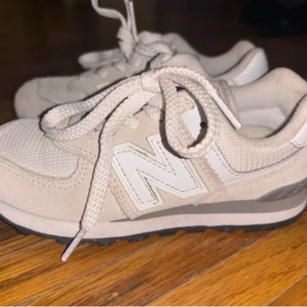 New Balance Kids Cream Sneakers